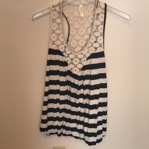 Just ginger from Nordstrom tank w knit racerback